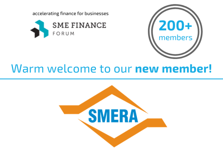 Social media card welcoming new member SMERA to 200 membership network