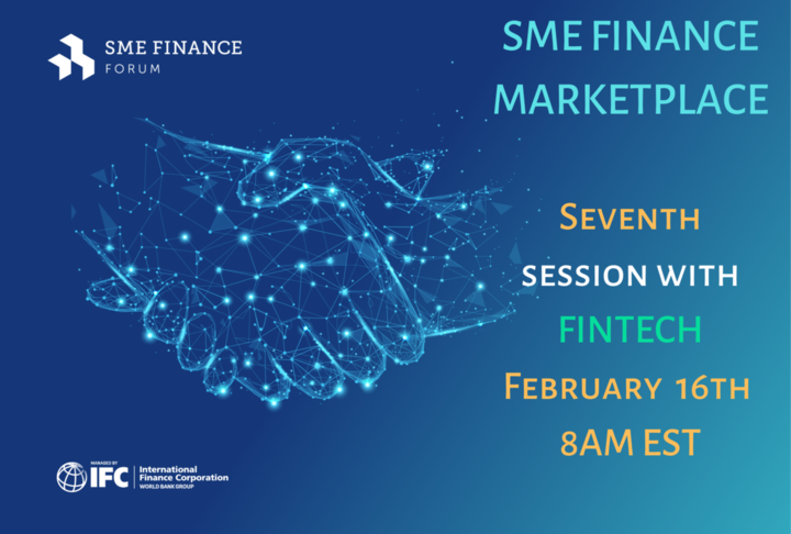 Handshake with sign SME Finance Marketplace 7th session with Fintech on February 16th, 2021