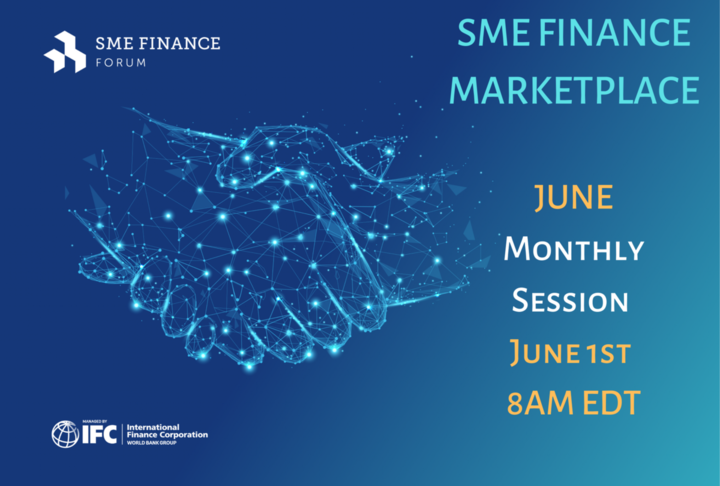 Handshake with sign SME Finance Marketplace June session with Members on June 1st, 2022