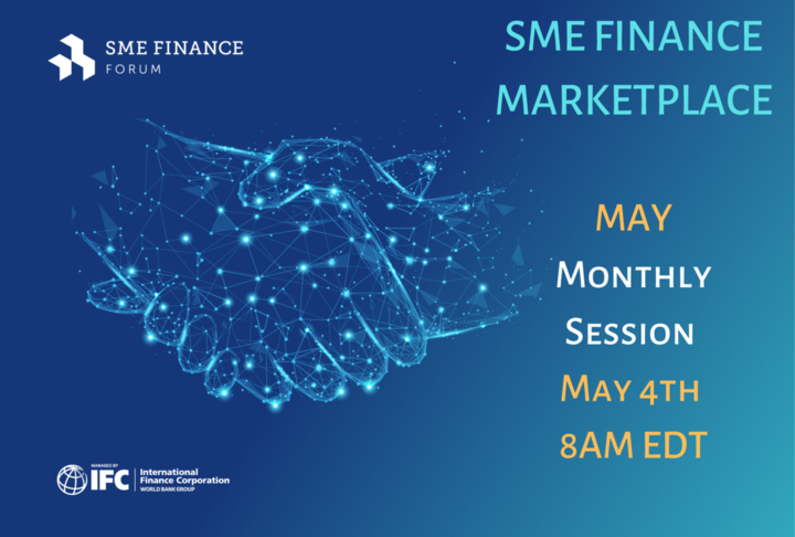 Handshake with sign SME Finance Marketplace May session with Members on May 4th, 2022
