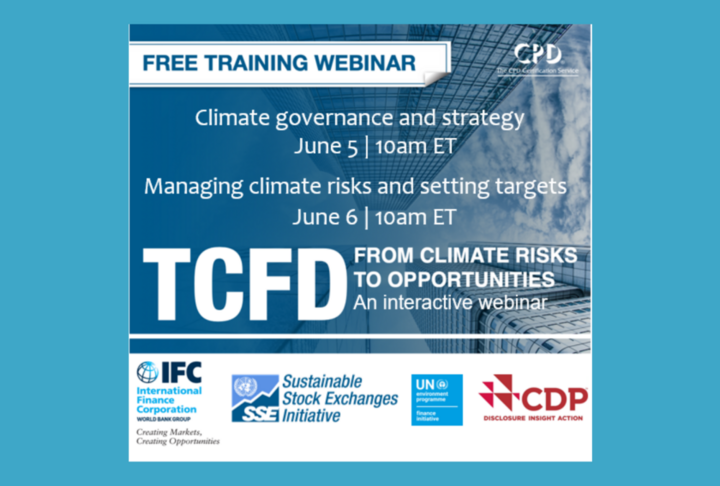 Climate Disclosure Training: TCFD for the Financial Sector Climate Disclosure Training: TCFD for the Financial Sector