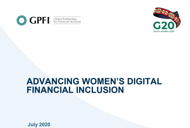 Publication: Advancing Women’s Digital Financial Inclusion - G20