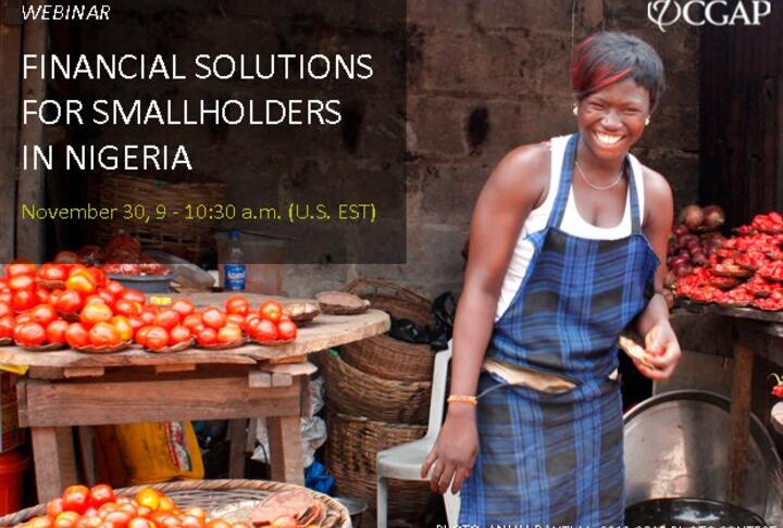 Webinar: Financial Solutions for Smallholders in Nigeria Webinar: Financial Solutions for Smallholders in Nigeria
