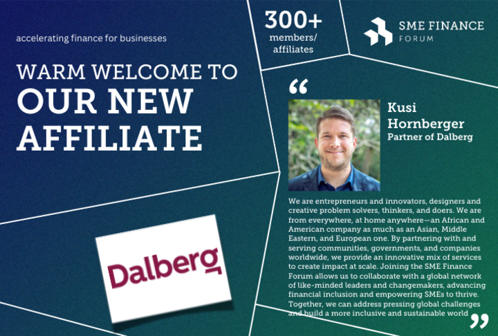 Dalberg, a Global Leader in Inclusive and Sustainable Development, Joins the SME Finance Forum