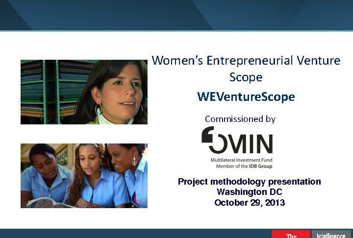 Women’s Entrepreneurial Venture Scope - WEVentureScope - Project methodology presentation