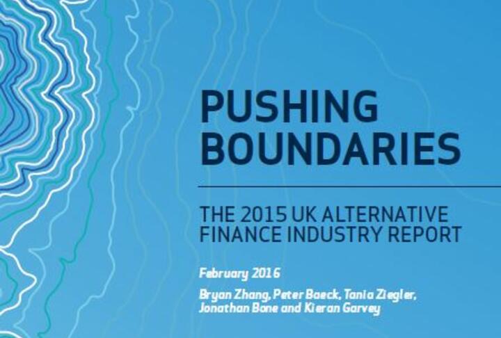 Pushing boundaries: the 2015 UK alternative finance industry report