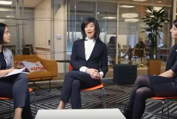 Video: Andrea Jung & Gina Harman on Female Entrepreneurship Finance