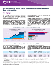 IFC Financing to Micro, Small, and Medium Enterprises in the Poorest Countries