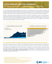 IFC Financing to Micro, Small and Medium Enterprises - Latin America and the Caribbean